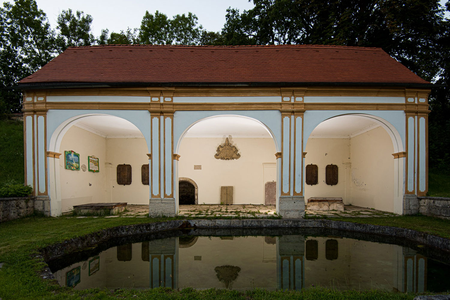 Brunnenhaus am Kloster Wessobrunn