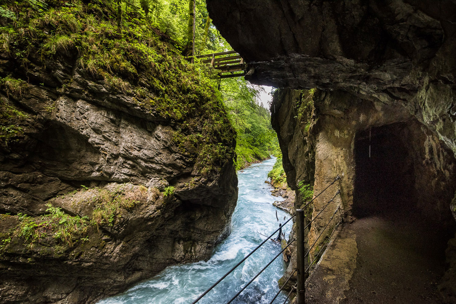 Die Partnachklamm bei Garmisch